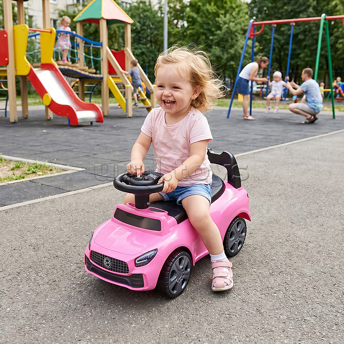 Каталка для детей Rocket R0271 (цвет розовый)