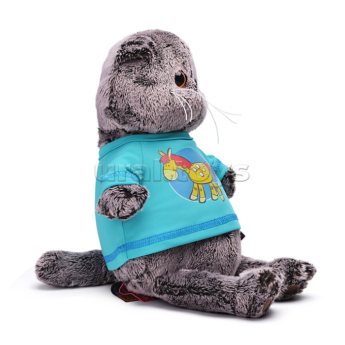 Кот Басик в лонгсливе с лошадкой