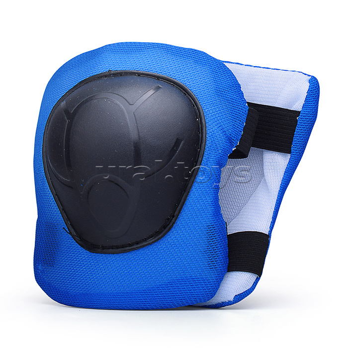 Ролики детские, размер M, синие (со шлемом и защитным снаряжением)