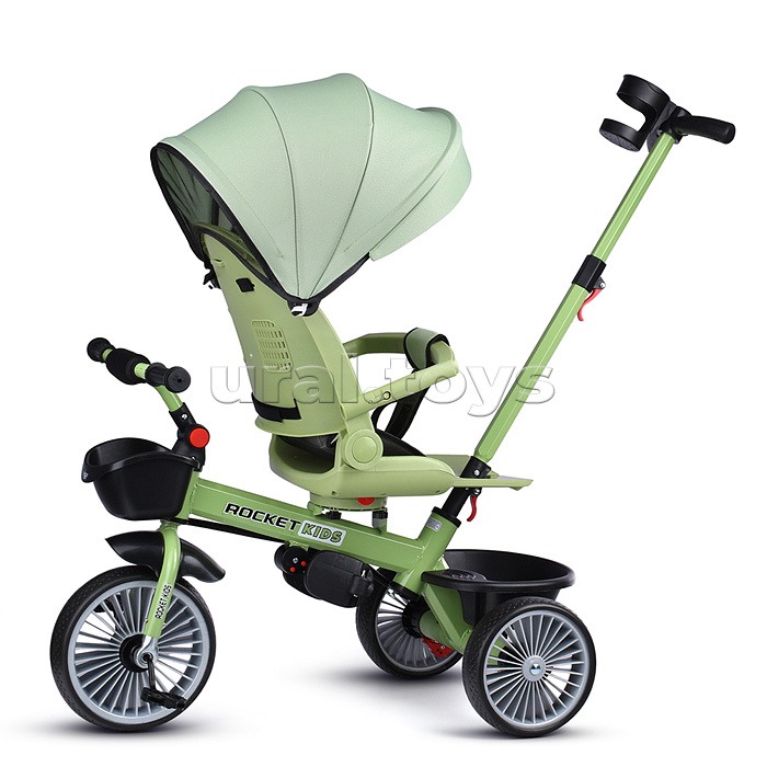 Велосипед 3-х колесный, зеленый