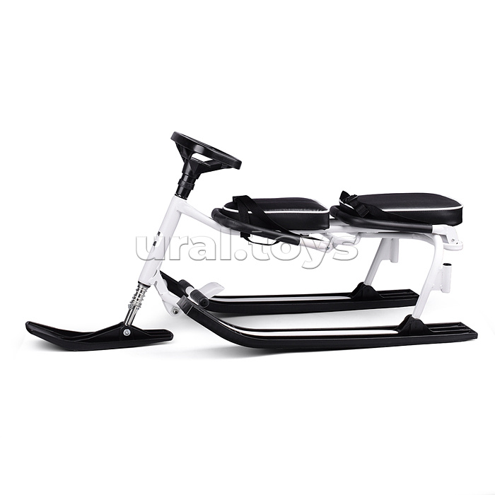 Игрушка Снегокат детский 505 "TWINS BABY PUSH" для двоих (Белый)