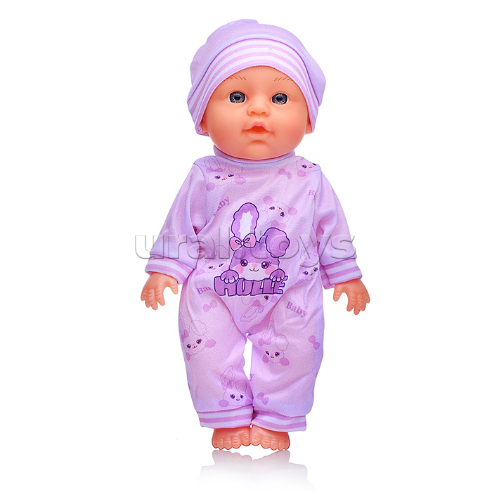 Пупс "Очаровательный малыш" (пьет, писает) с аксессуарами, в пакете