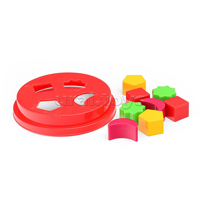 Ведро сортер в сетке, синий