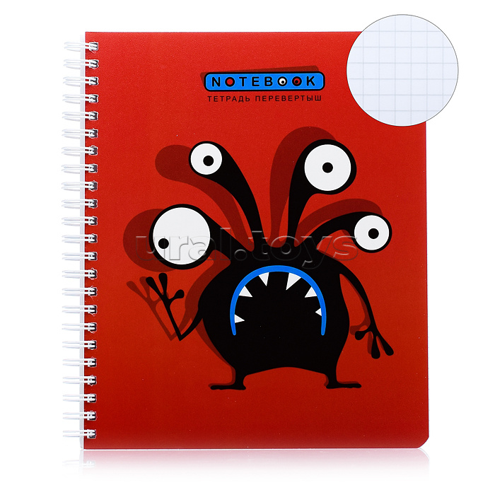 Тетрадь 96л клетка/линия А5 гребень S Перевертыш Кляксоиды Тетрадь 96л клетка/линия А5 гребень S Перевертыш Кляксоиды