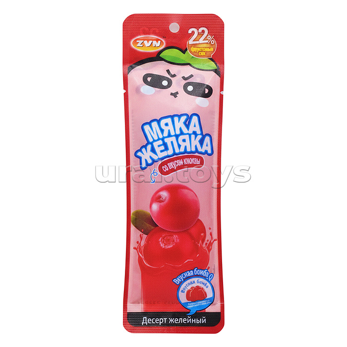 Десерт желейный ароматизированный "Мяка Желяка" со вкусом клюквы и дыня хами 40г*20шт