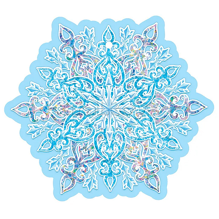 Гирлянда на нитях "Новогодние игрушки" (10 фигурок + золотой шнур 2 м)