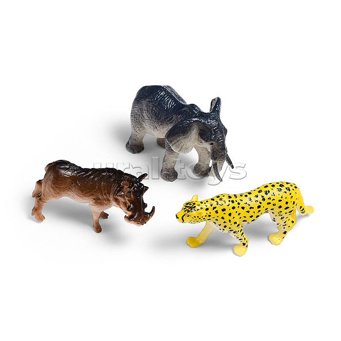 Набор животных "Дикая природа" в пакете