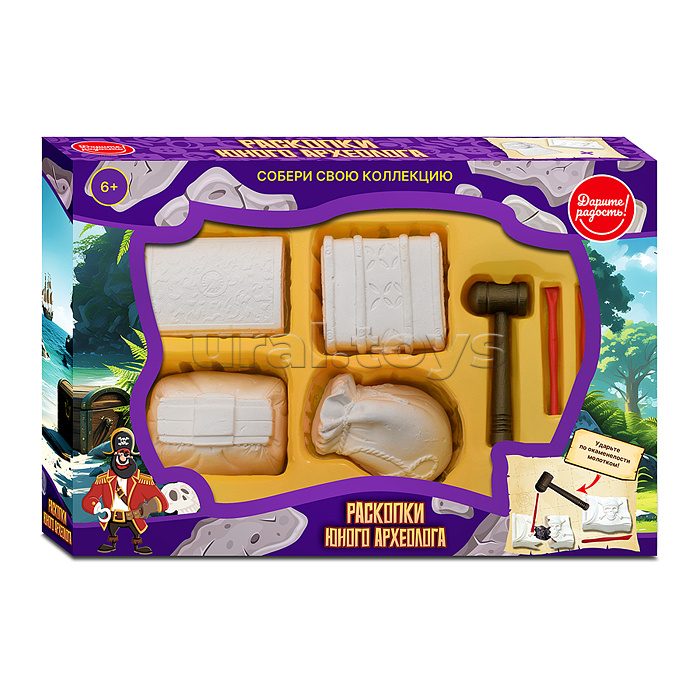 Раскопки "Раскопки юного археолога" в коробке