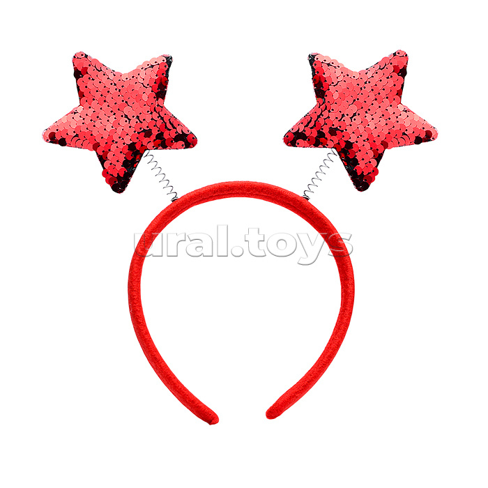 Ободок карнавальный "Зведочки-рожки"