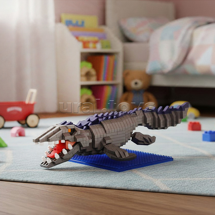 Конструктор "Мозазавр" 3D, в коробке
