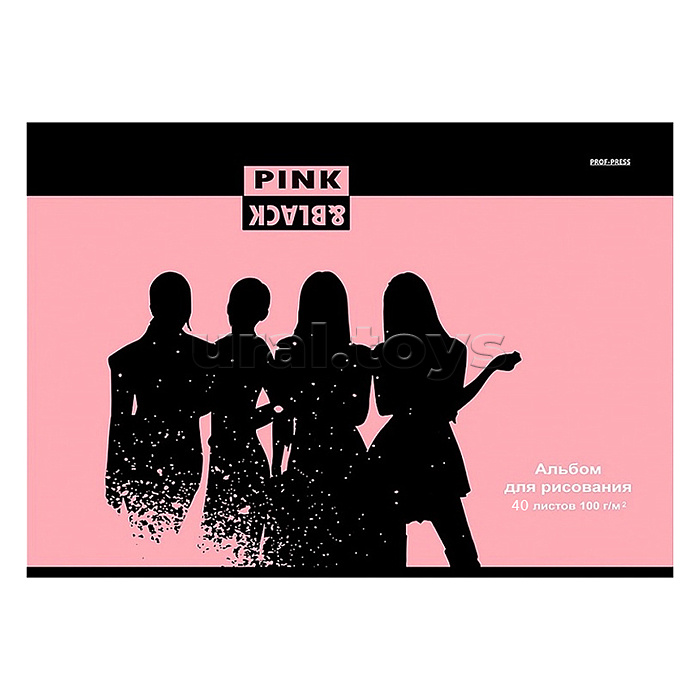 Альбом для рисования А4 40л. "K-Pop Idols"