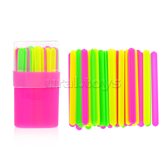 Счетные палочки (50 шт.) многоцветные, в пластиковом пенале, СП04