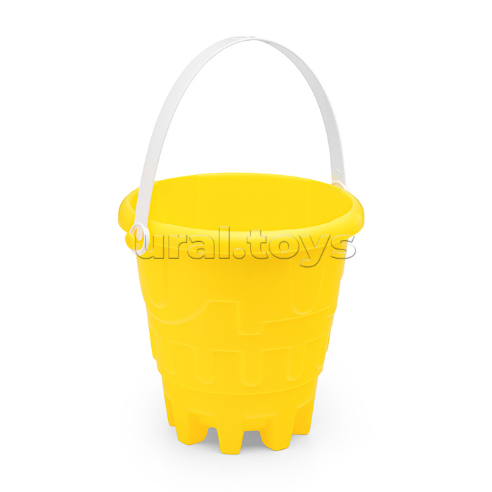 Набор песочный №13 (ведро+лопатка+грабли+2 формочки транспорт)