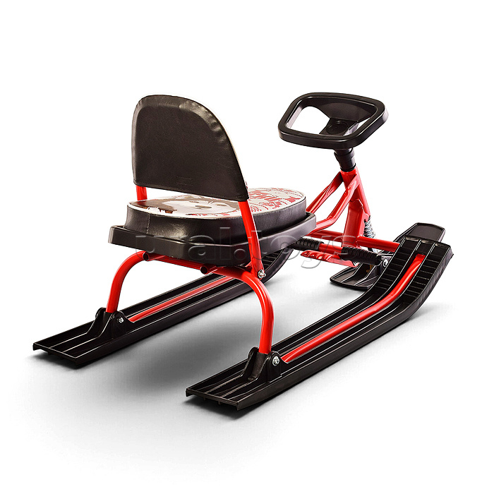 Игрушка Снегокат детский 104 "Comfort Хаски" со складной спинкой (Красный)