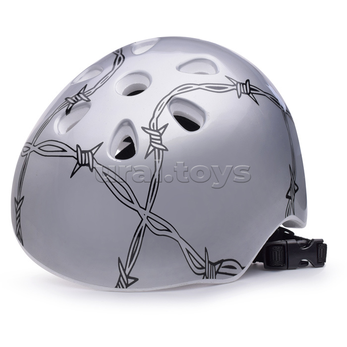 Защитный шлем (цвет серебряный)