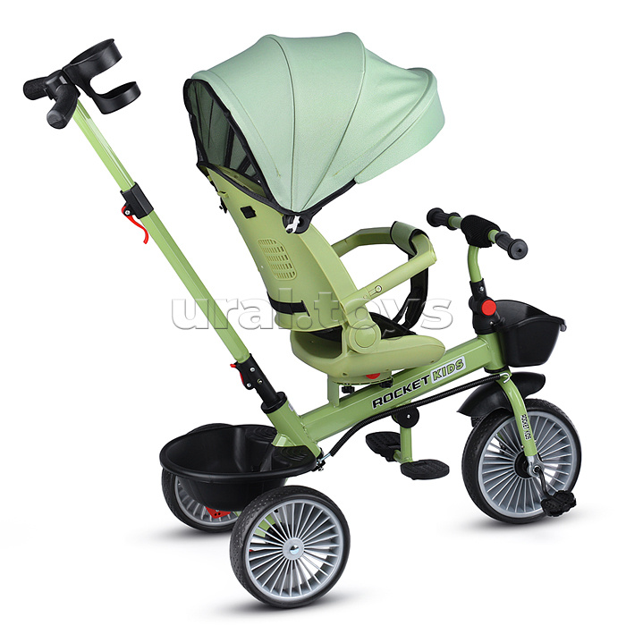 Велосипед 3-х колесный, зеленый