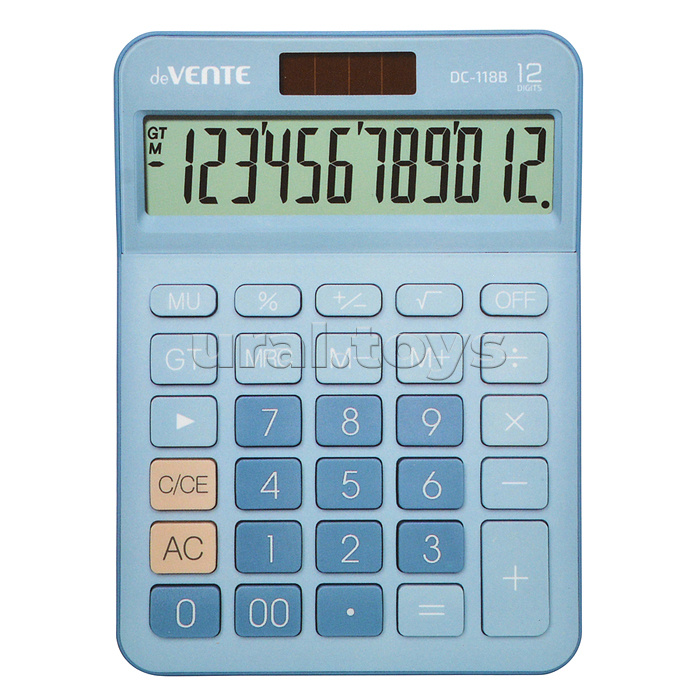 Калькулятор настольный DC-118B, 126x175x42 мм, 12 разрядный