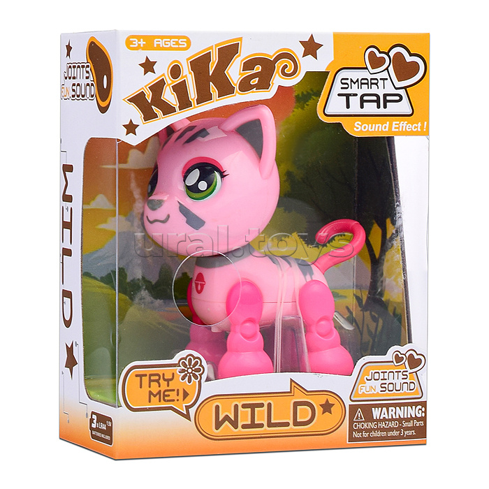 Кошка "Wild" на батарейках, в коробке