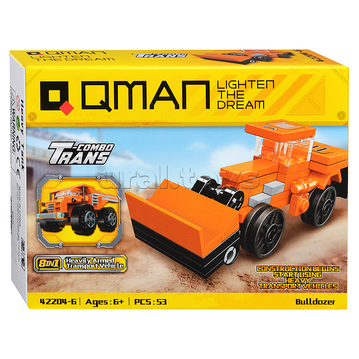 Конструктор "Строительная техника" 8 в 1, в коробке