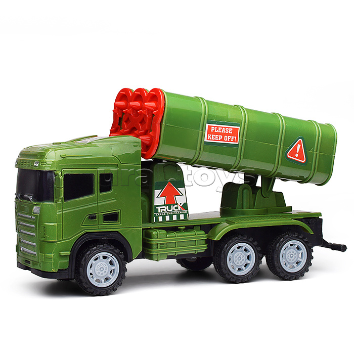 Набор с дорожными знаками "Военный транспорт" , в коробке