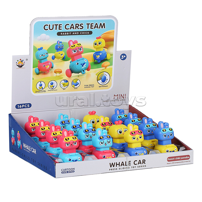 Машина "Cute cars team" в коробке Машина "Cute cars team" в коробке