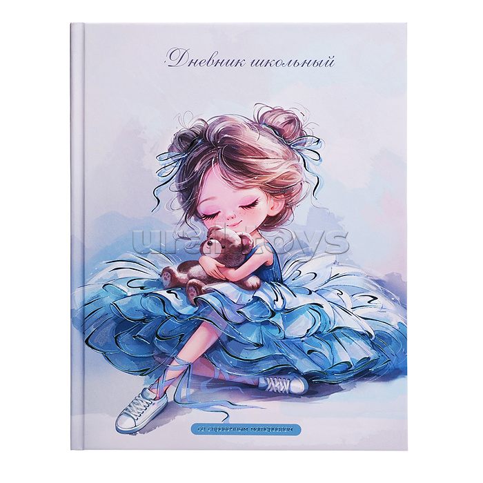Дневник 1-11 кл."Балерина с мишкой" 7БЦ: А5+; твёрдый переплёт
