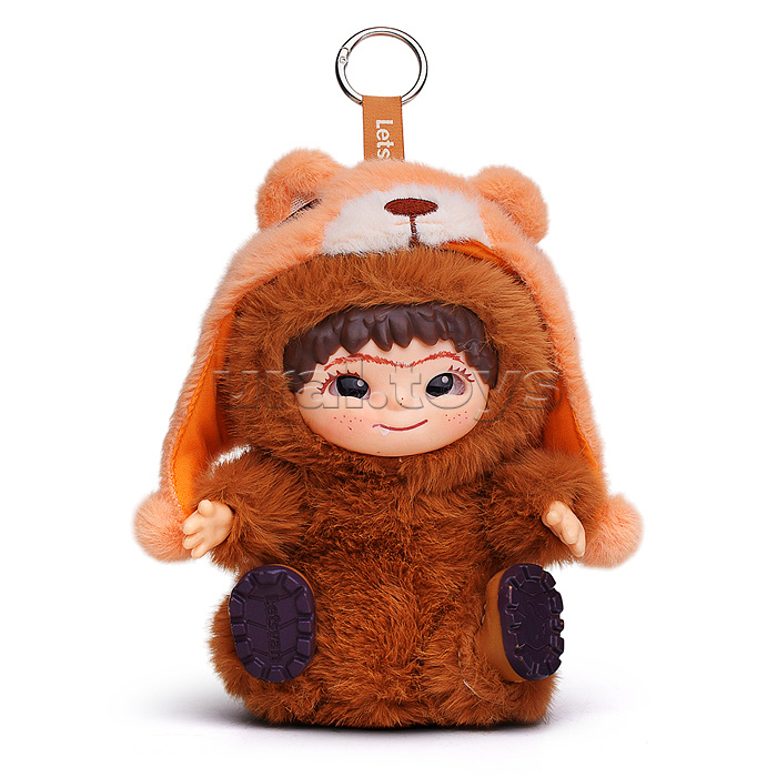 Мягкая игрушка "Кукла мягкая в шапочке" 18 см