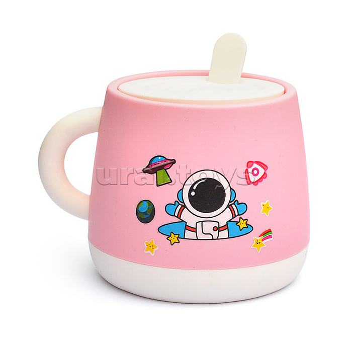 Фонарик-светильник игрушечный "Кружка. Космонавт" в коробке