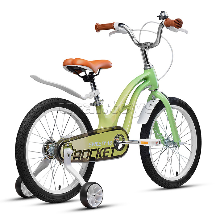 Велосипед 18" Rocket Sweety, цвет салатовый