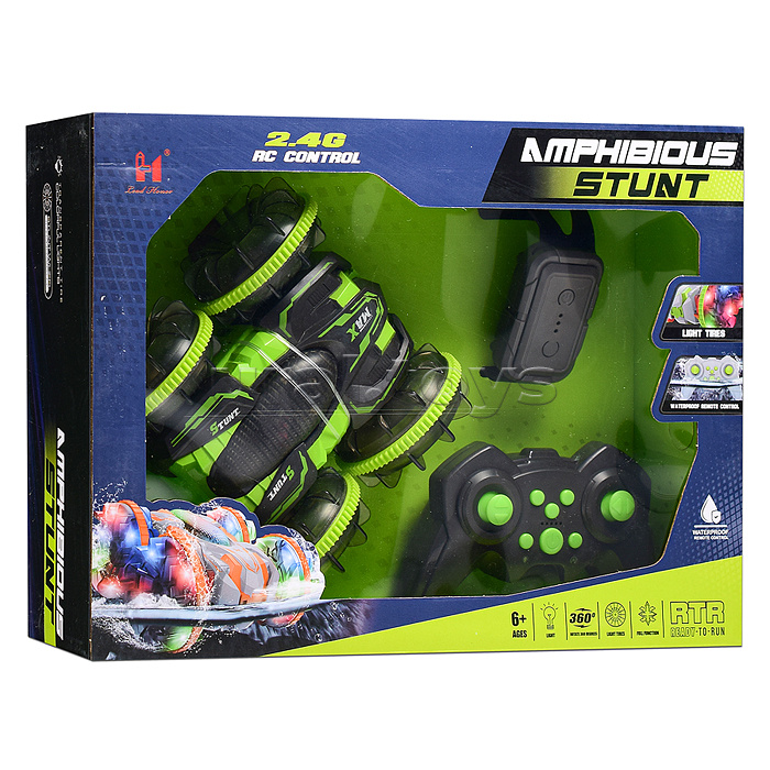 Машина "Амфибия" р/у, 27 MHz, в коробке