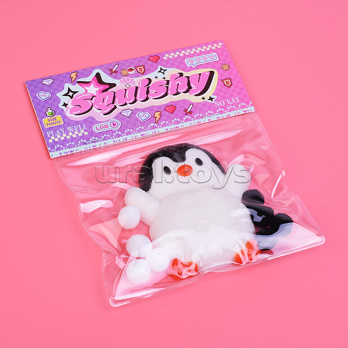 Игрушка-антистресс "Кошка-пингвин" Игрушка-антистресс "Кошка-пингвин"