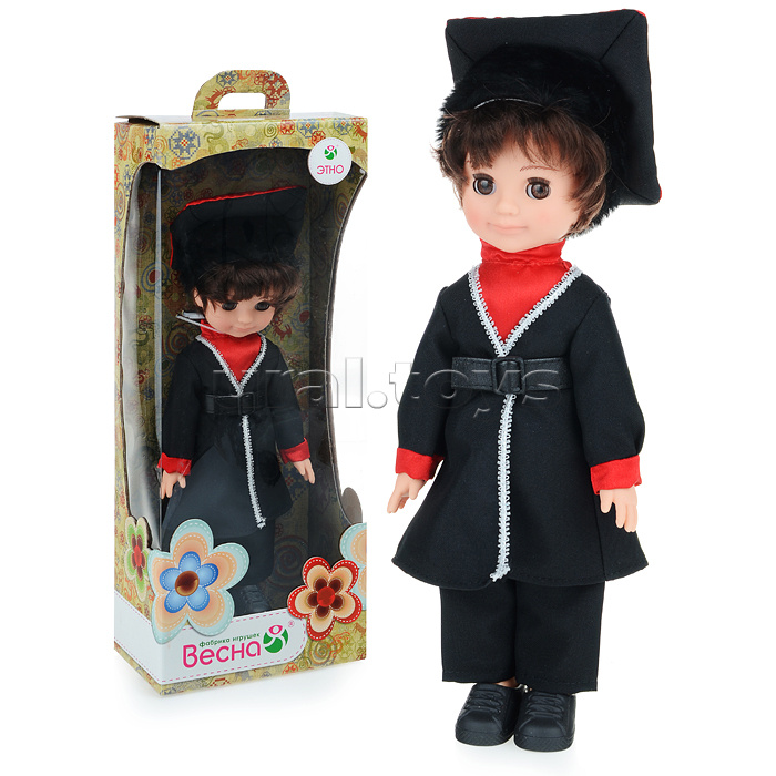 Кукла Мальчик в калмыцком костюме 30 см