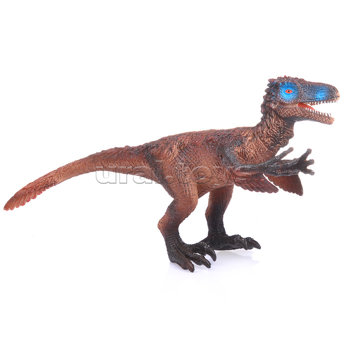 Игрушка пластизоль "Динозавр Дилофозавр" 26*9*18см, хэнтэг в пакете