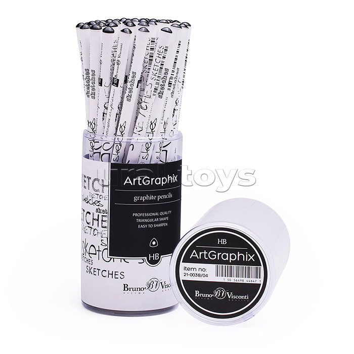 Карандаш чернографитовый "ArtGraphix. Sketches" НВ (пластиковый корпус)