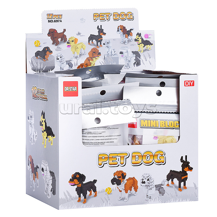 Конструктор "Pet dog" в ассортименте, в коробке Конструктор "Pet dog" в ассортименте, в коробке