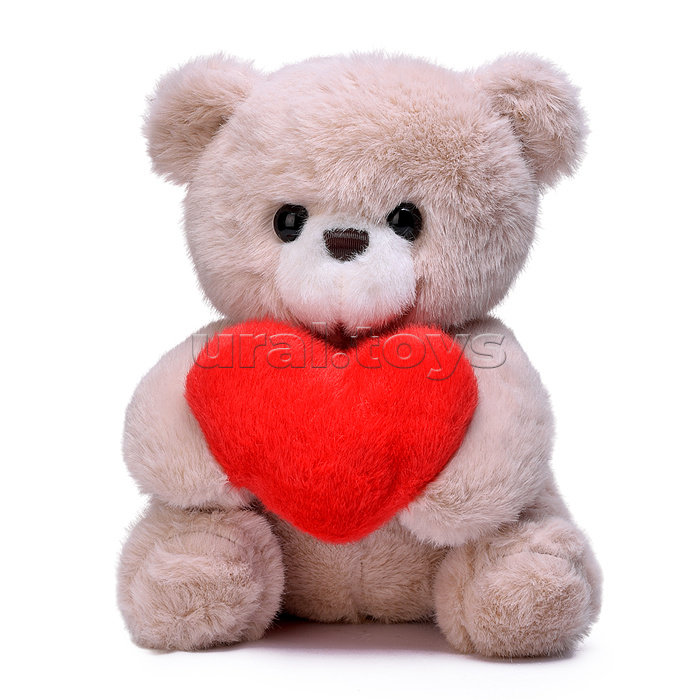 Мягкая игрушка "Медведь" с сердечком, 20 см.