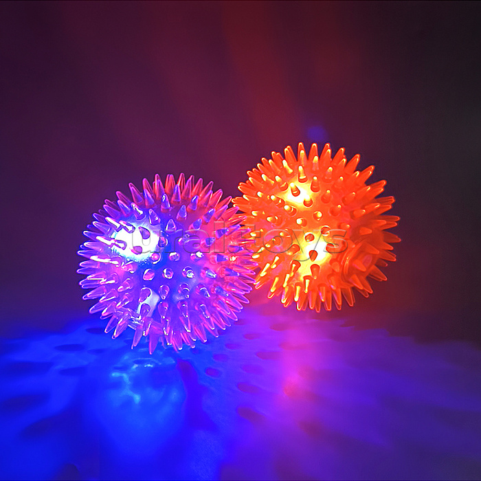 Мяч-ёж "Неоновый цвет-2" (8,5 см.) в коробк