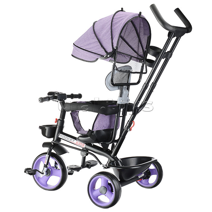 Велосипед 3-х колесный, сиреневый