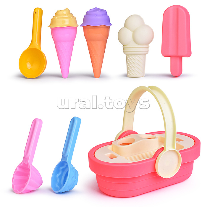 Набор для игры в песке "Весёлая песочница" в сетке