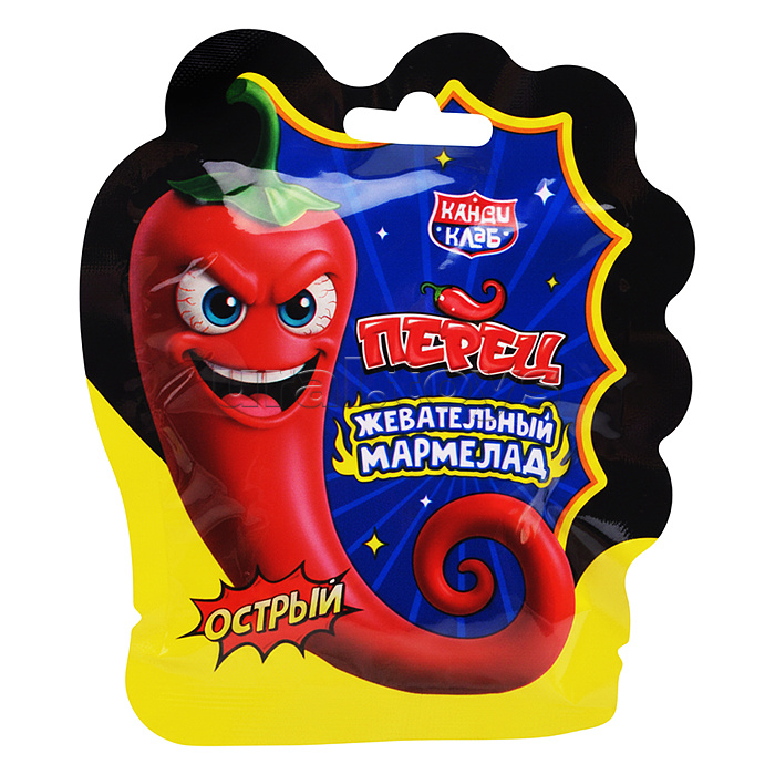 Жевательный мармелад "Crazy Gummy. Перец" вкус сладко-острый 20г*30 шт