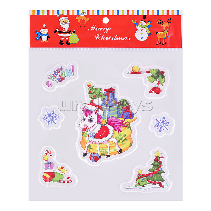 Наклейки для декора "Новогодние чудеса" (18х18 см)