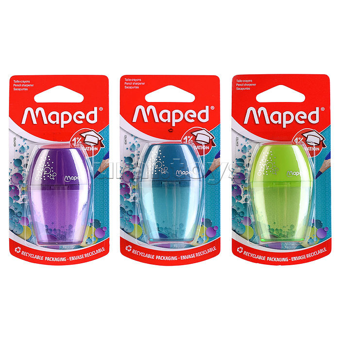 Точилка 1 отверстием с контейнером "Shaker"