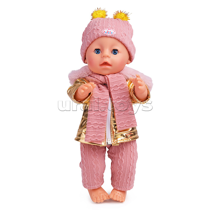 Пупс озвуч 30 см Шаинский музыка пьет, писает, закр. глазки, 4 акс.,