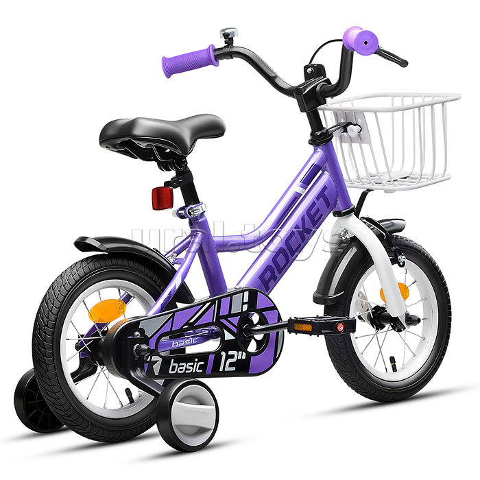 Велосипед 12" Rocket Basic, цвет сиреневый