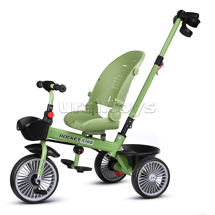 Велосипед 3-х колесный, зеленый