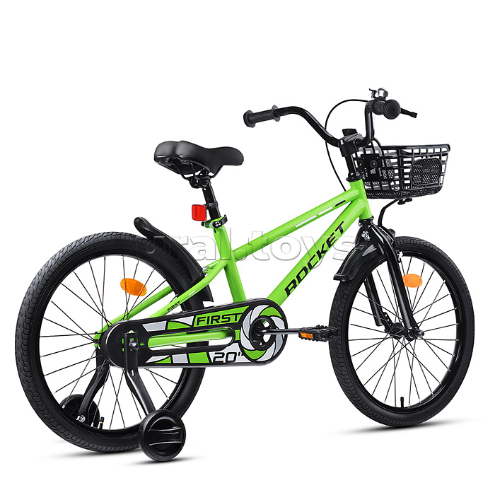 Велосипед 20" Rocket First, цвет зеленый