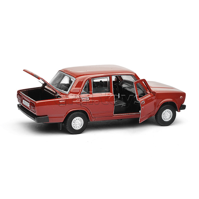 Машина металл LADA ВАЗ-2105 1997 12 см, (двери, багаж, романс.) инерц., в коробке