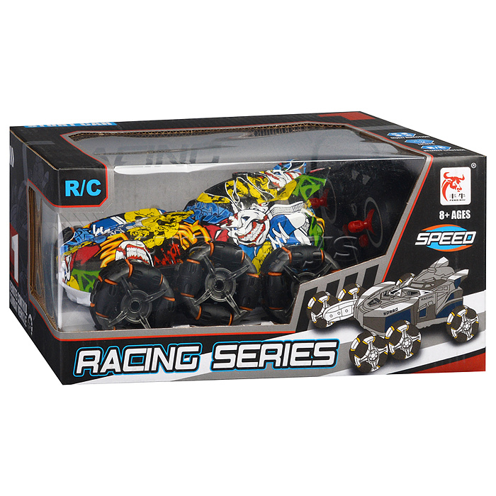 Машина "Racing series, графити" р/у, 27 MHz, в коробке
