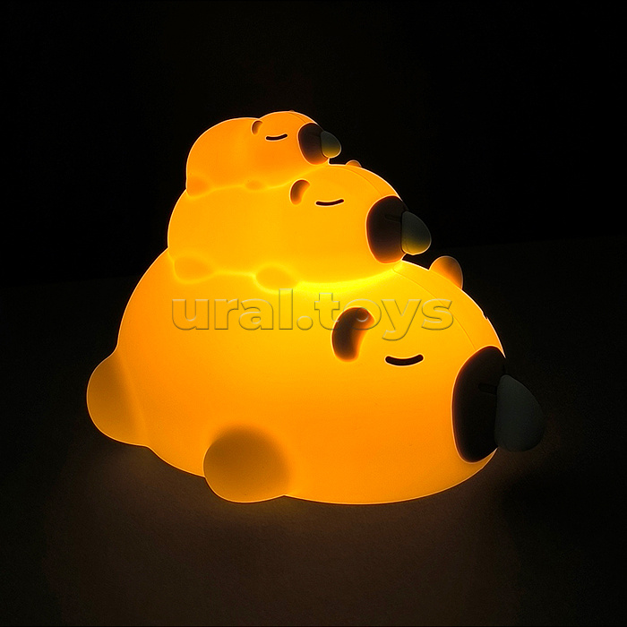 Ночник детский "Семья Капибар"