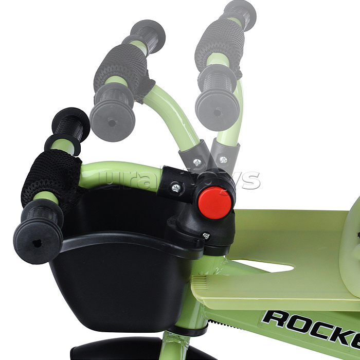 Велосипед 3-х колесный, зеленый